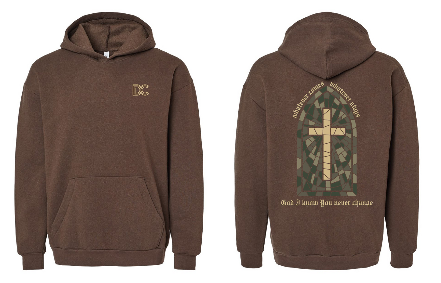 Stained Glass Hoodie (Brown) *PICK UP OCT 6TH*